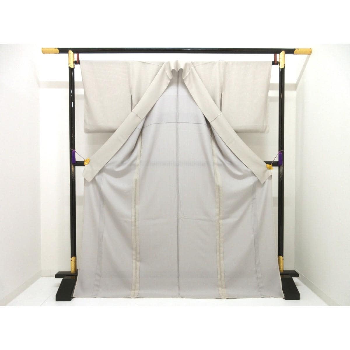 【未使用品】単衣　小紋　竪絽織
