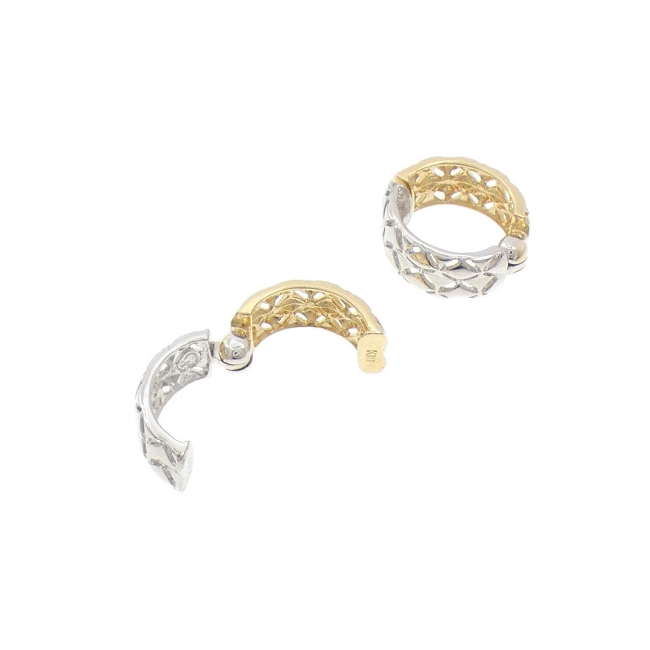 K18YG/K14WG イヤリング