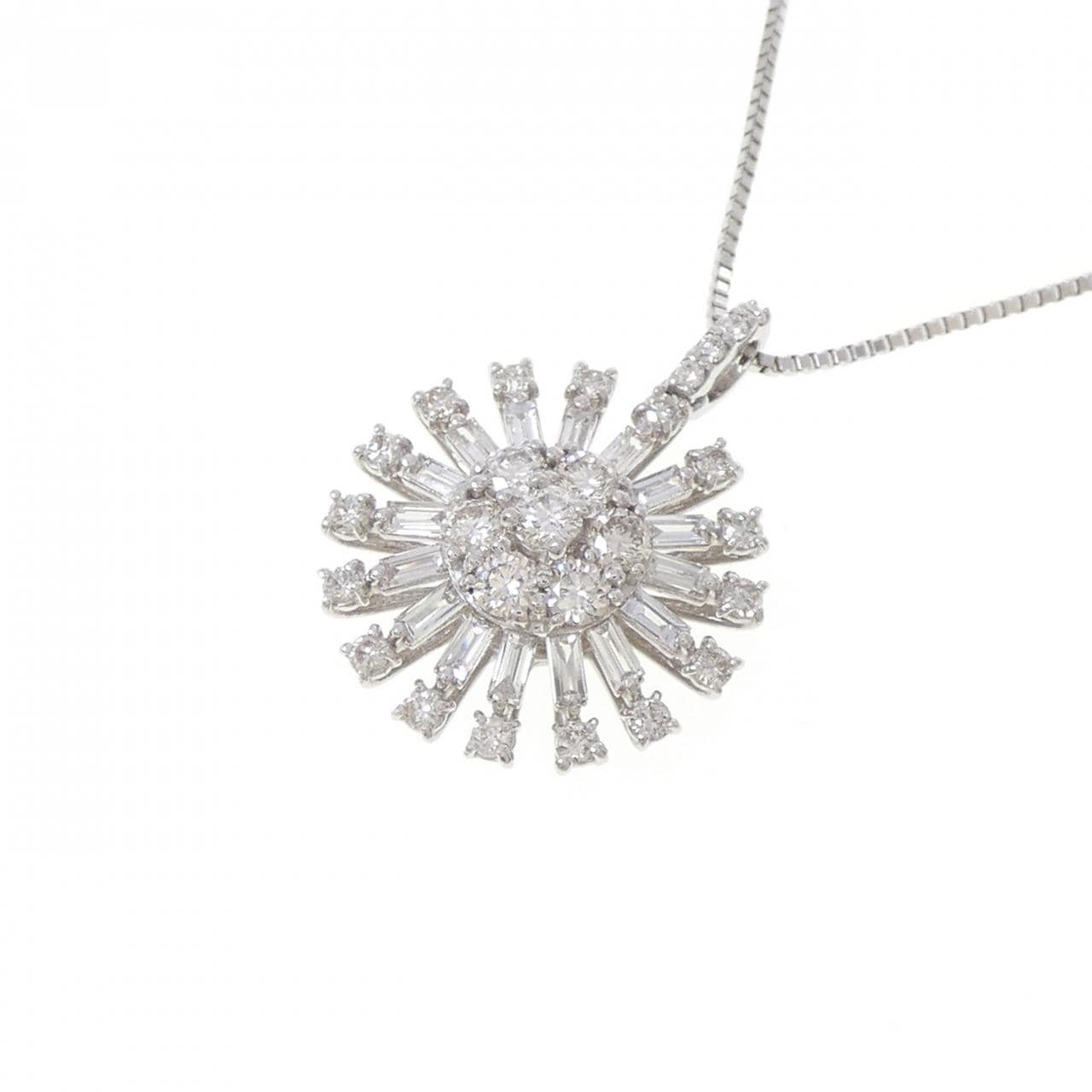 PT900/PT850 ダイヤモンド ネックレス 0.70CT