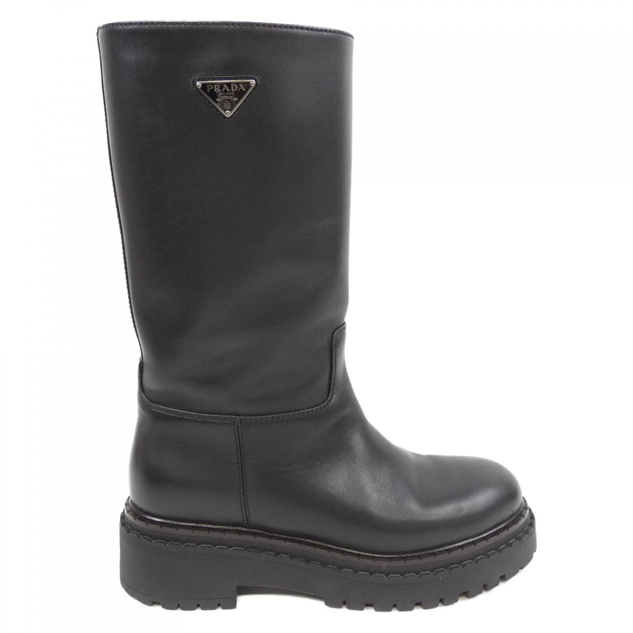 プラダ PRADA トライアングルロゴ 1U635N ロングブーツ