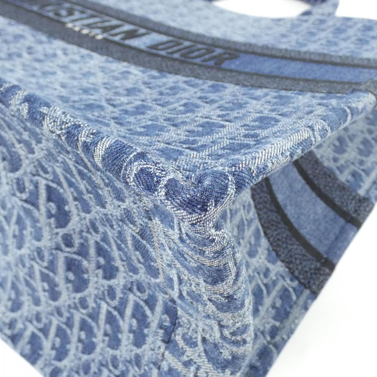 クリスチャンディオール DENIM DIOR OBLIQUE ディオール ブック トート ラージ M1286ZEGC バッグ