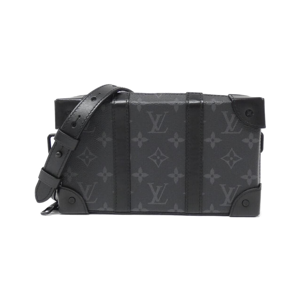 ルイヴィトン LOUIS VUITTON ソフトトランク ウォレット M69838 モノグラムエクリプス  カバン ポシェット ショルダーバッグ モノグラムエクリプスキャンバス ブラック