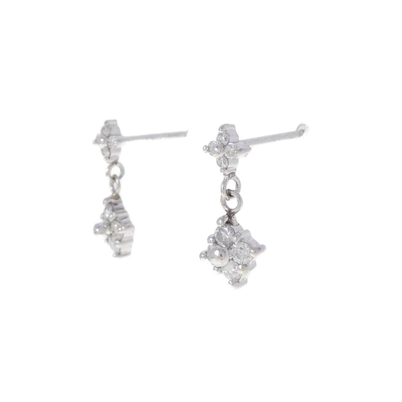 PT900 ダイヤモンド ピアス 0.26CT