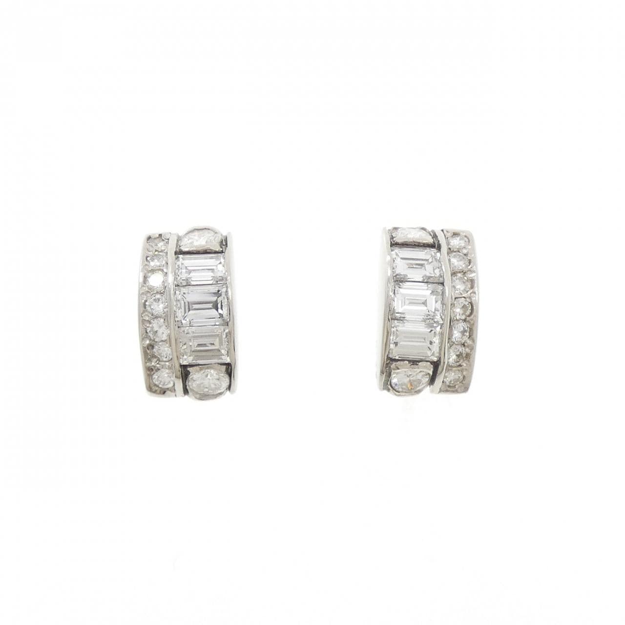 PT900 ダイヤモンド ピアス 1.50CT