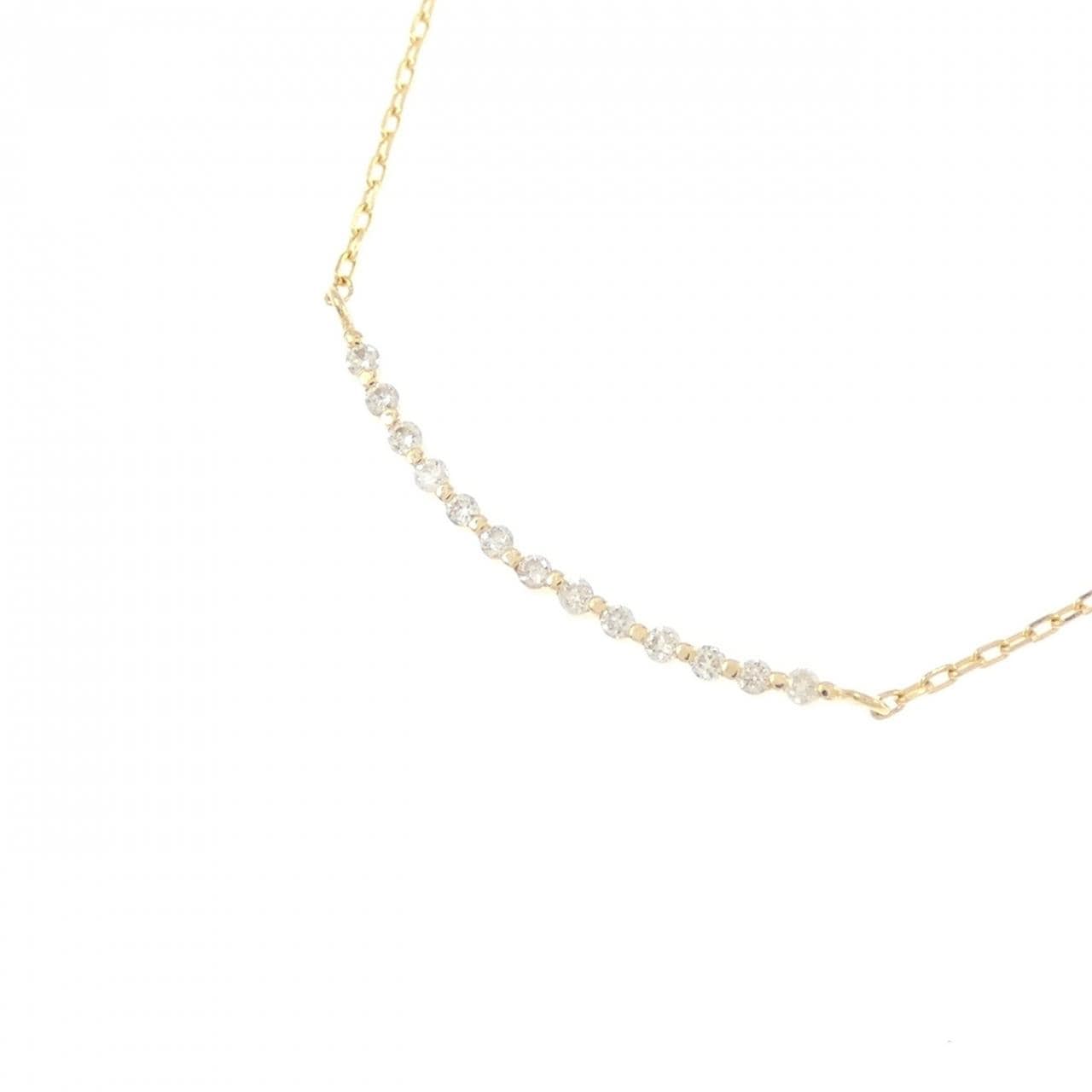 K18YG ダイヤモンド ネックレス 0.04CT