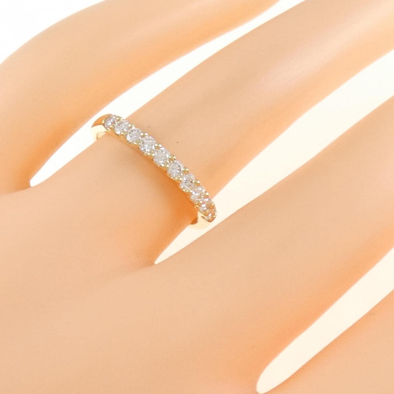 K18YG ダイヤモンド リング 0.35CT