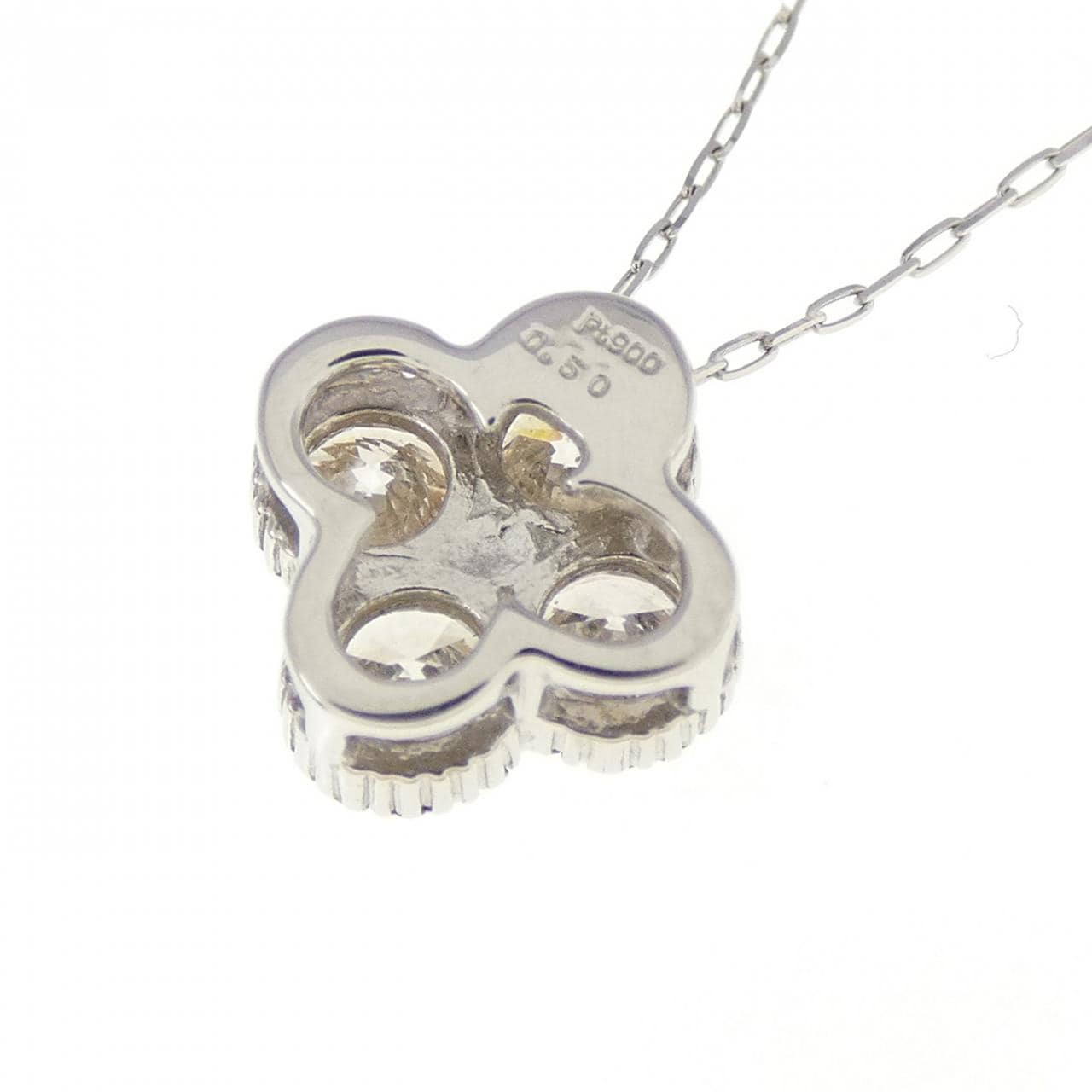 【新品】PT900 ダイヤモンド ネックレス 0.50CT