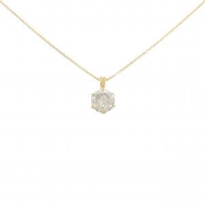 K24YG/K18YG ダイヤモンド ネックレス 1.2CT