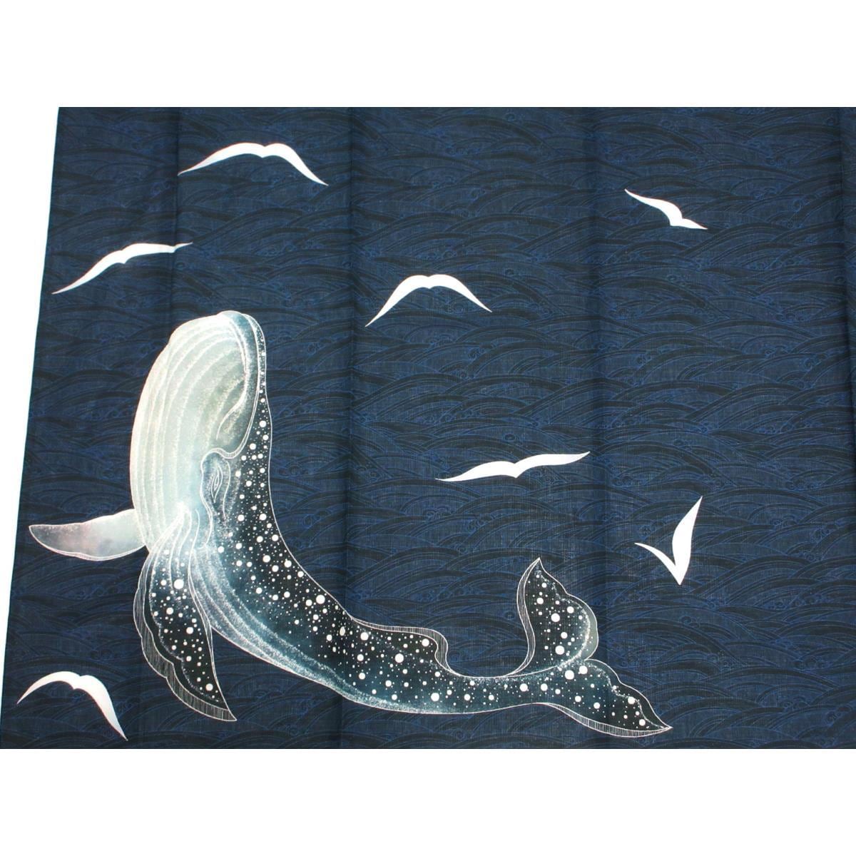 【新品】女ゆかた　くじら　Ｆサイズ