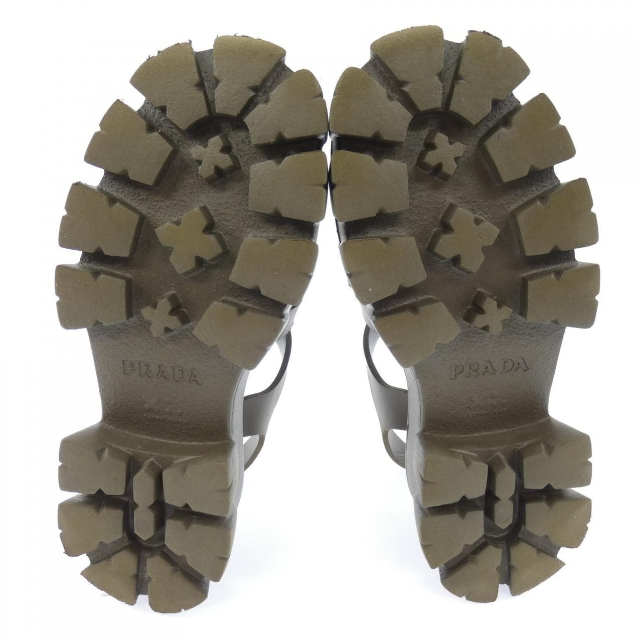 プラダ PRADA トライアングルロゴ モノリス 1X853M フォームラバー サンダル