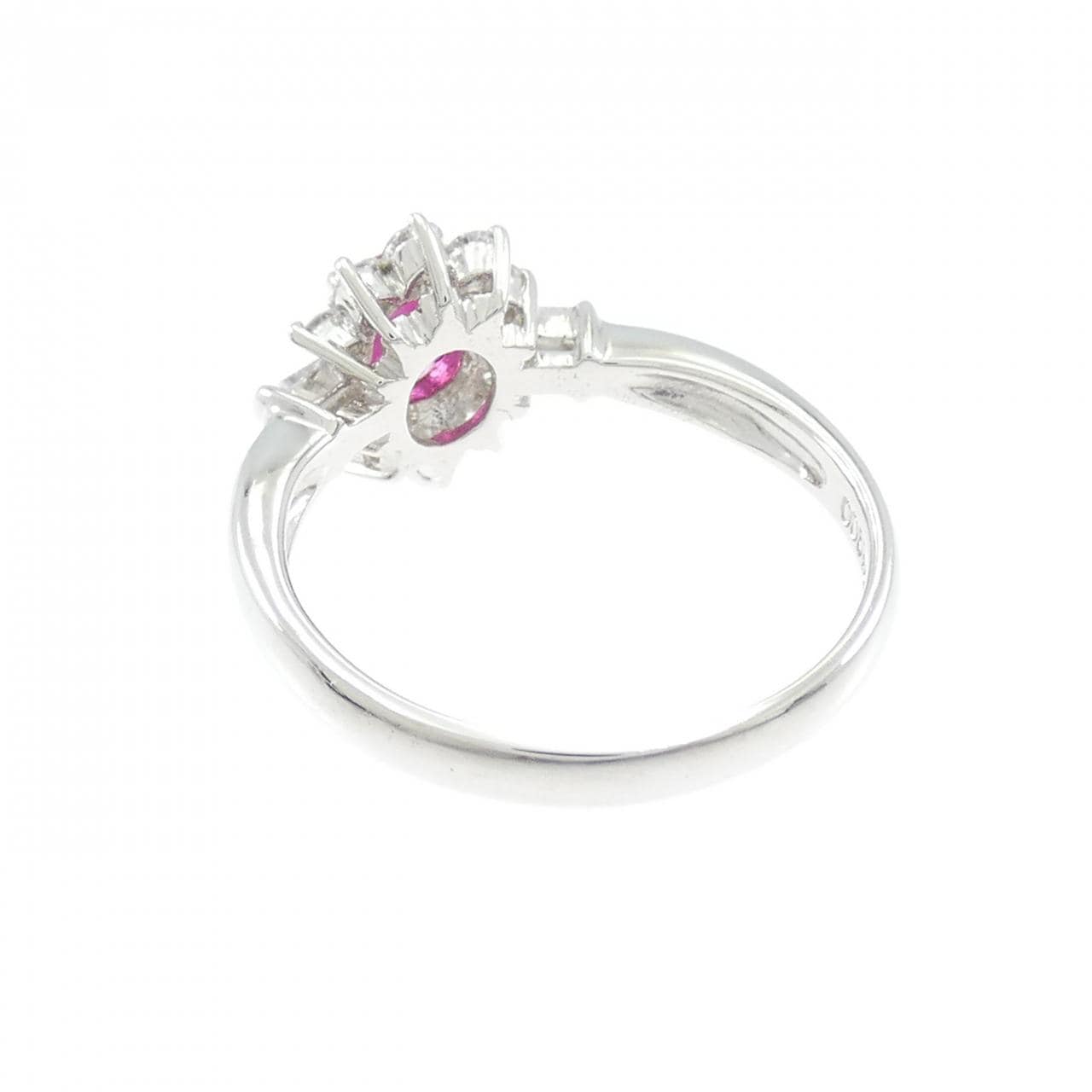 PT900 ルビー リング 0.56CT