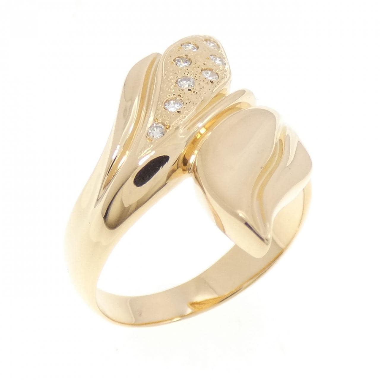 K18PG ダイヤモンド リング 0.07CT