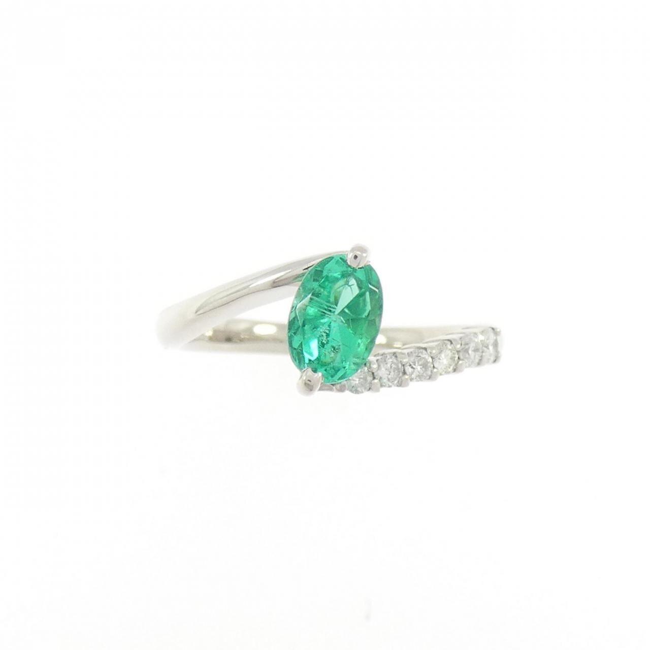 PT900 エメラルド リング 0.54CT