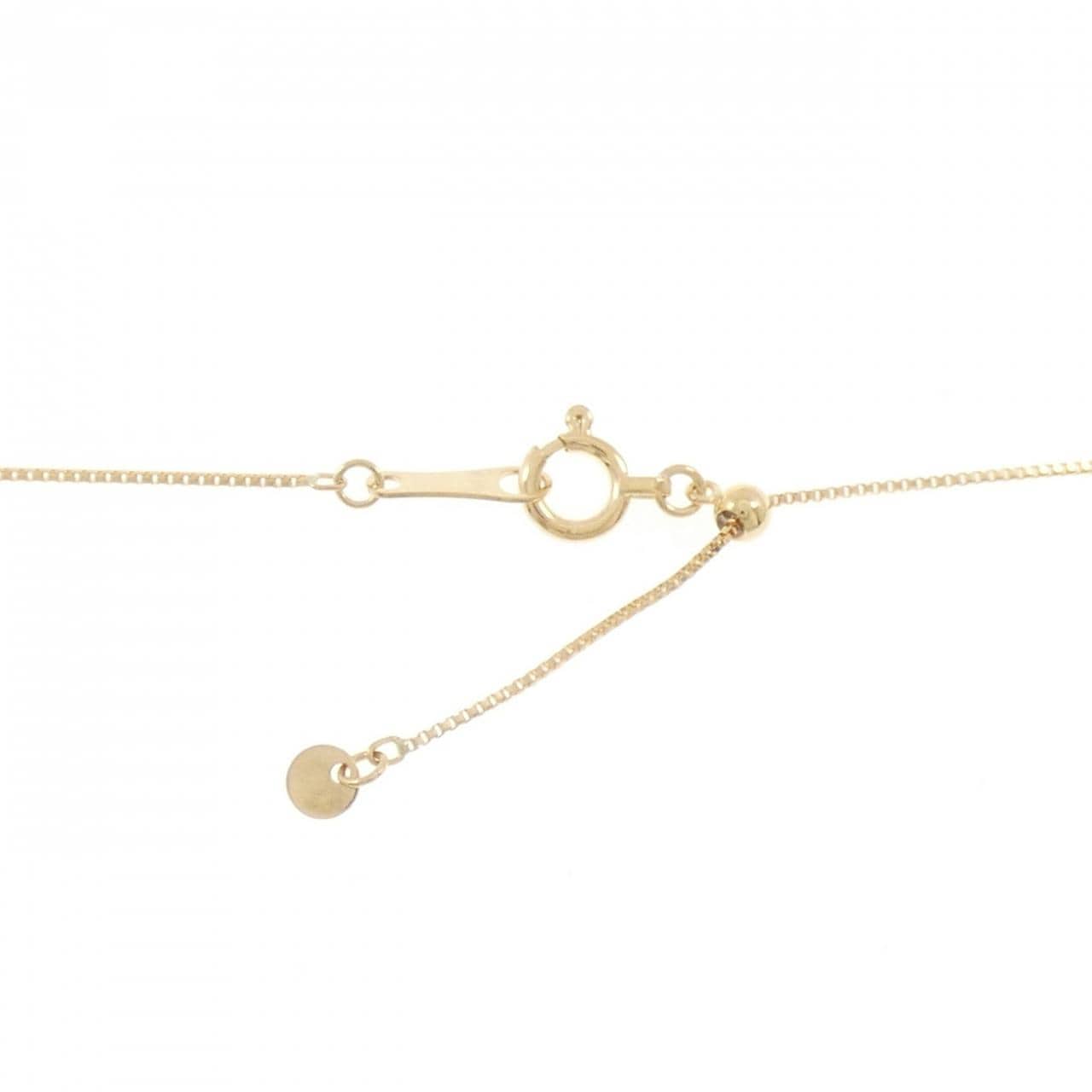 K18YG/K18WG 2WAY クロス ダイヤモンド ネックレス 0.16CT