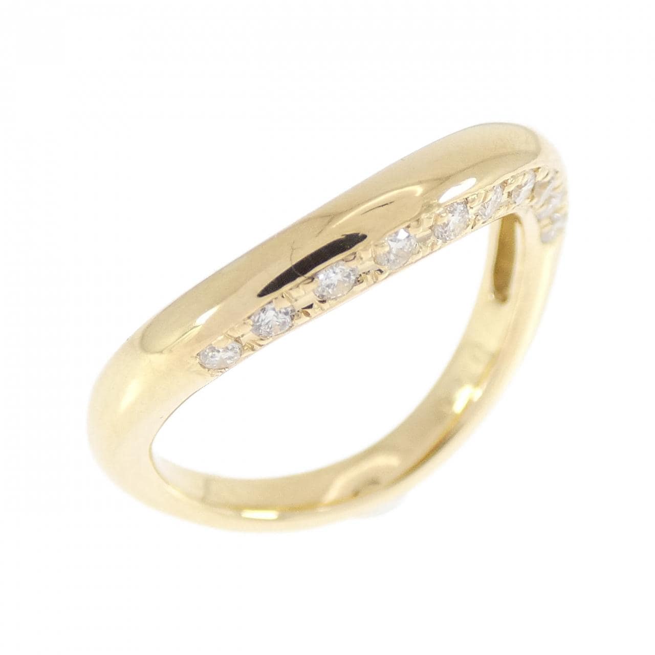 K18YG ダイヤモンド リング 0.10CT