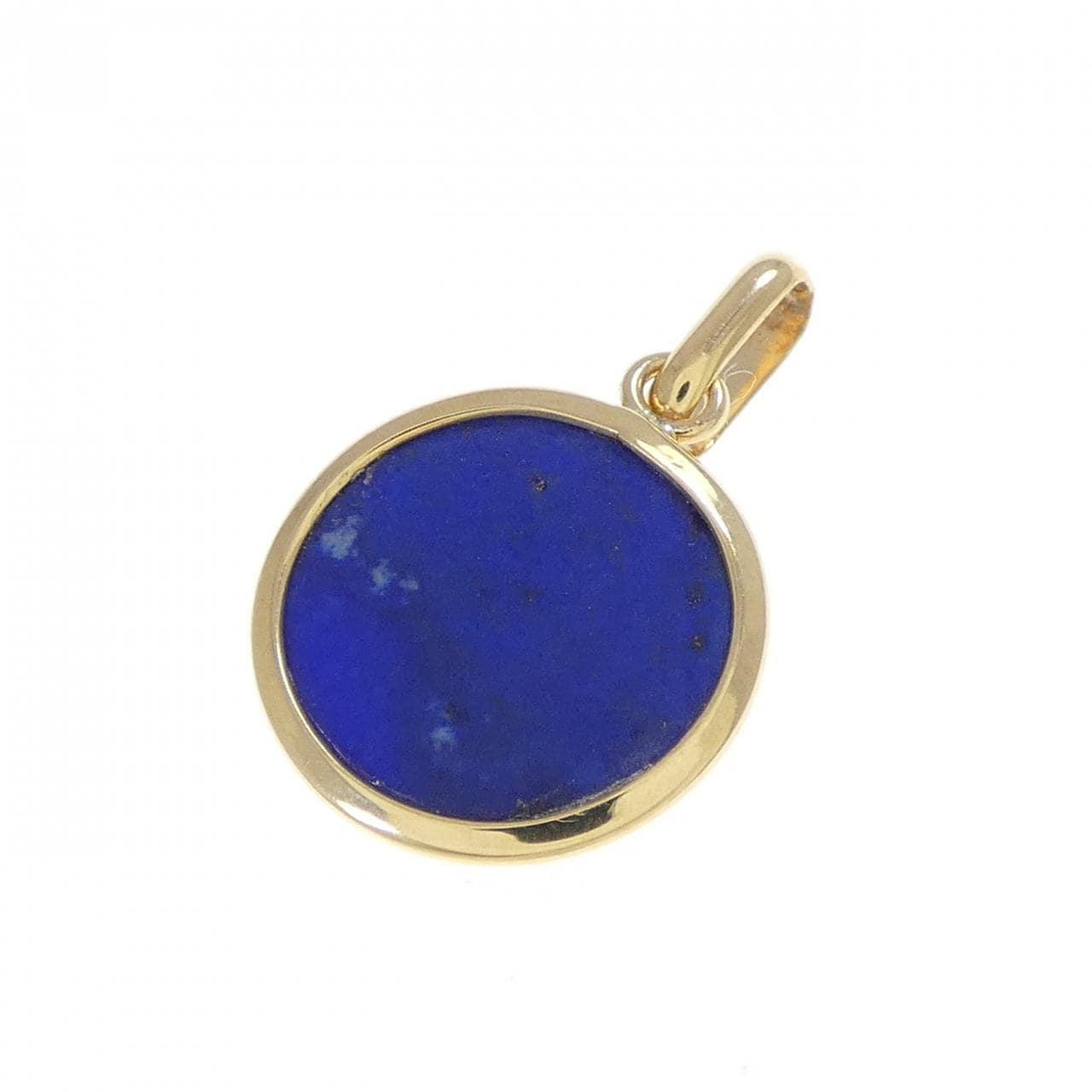 K18YG ラピスラズリ ペンダント 4.38CT