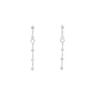 K18WG ダイヤモンド ピアス 0.20CT