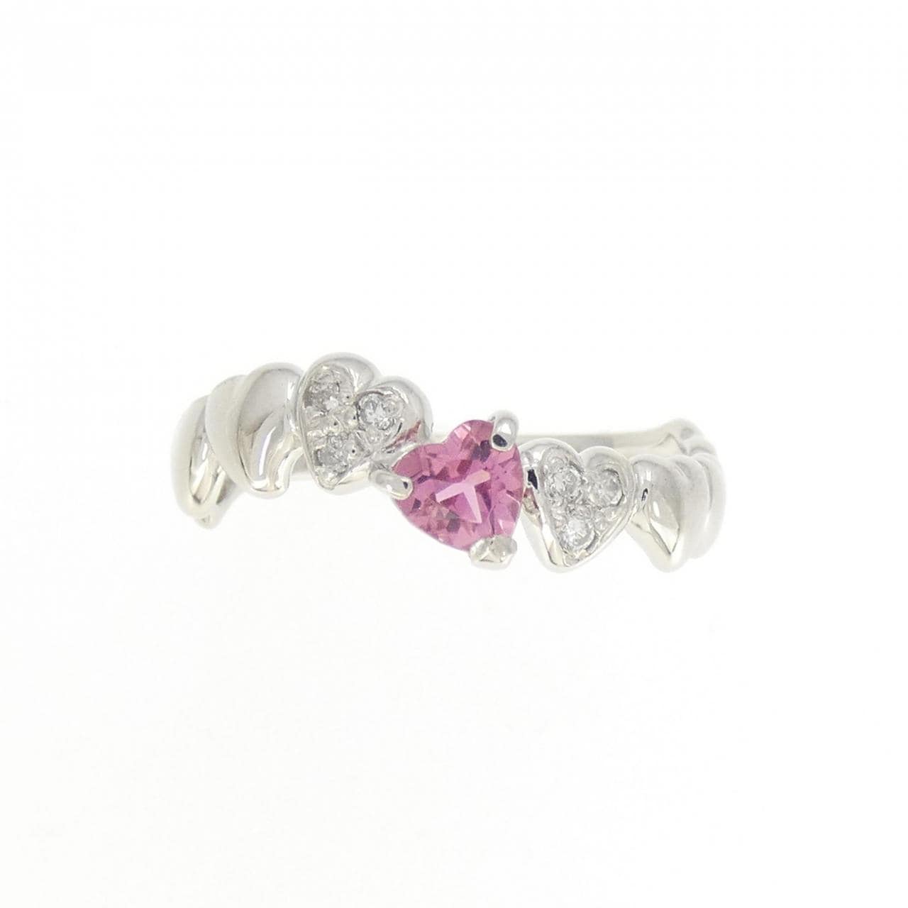 PT heart Tourmaline ring