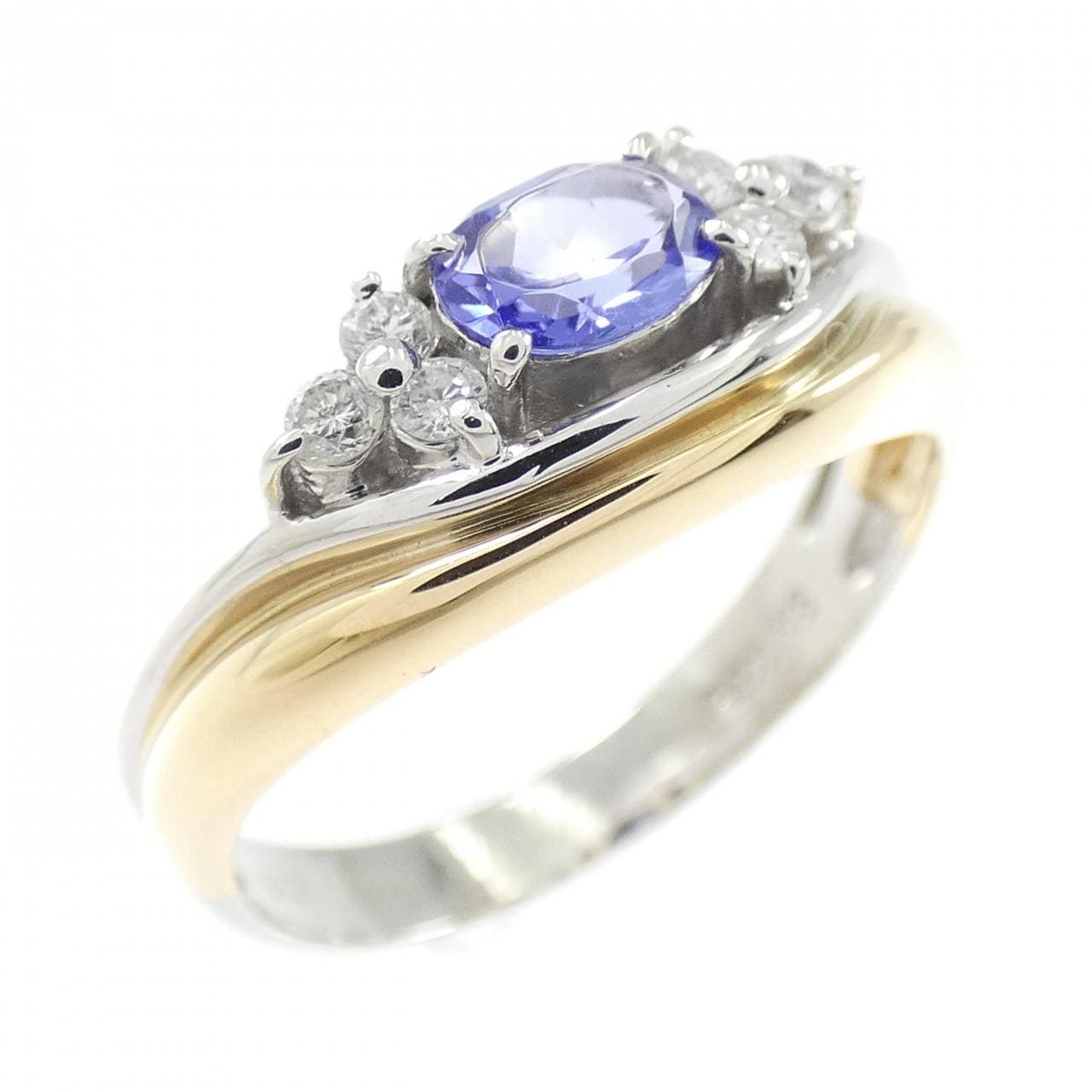 PT900/K18YG タンザナイト リング