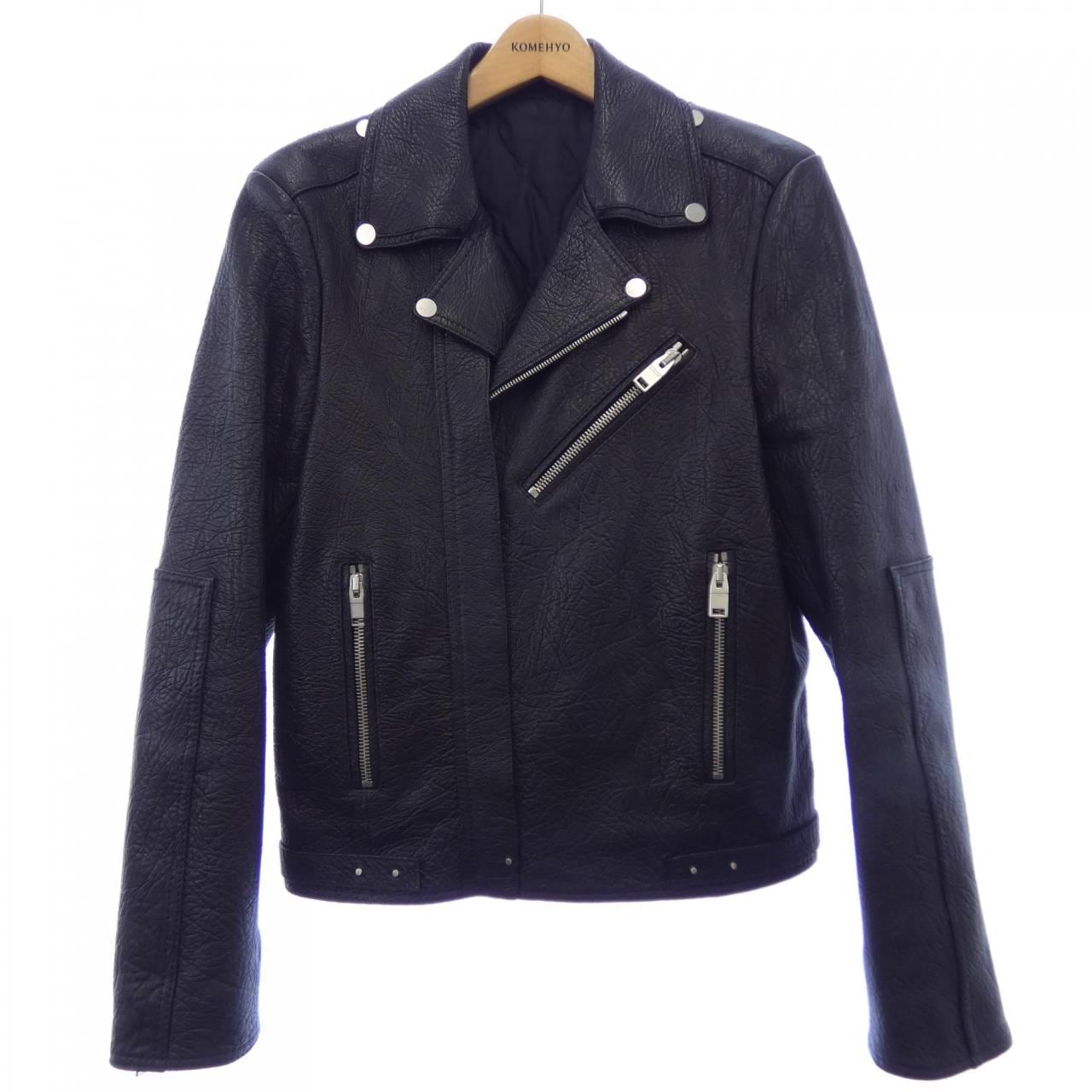 バレンシアガ BALENCIAGA 360559 TKH02 レザーライダースジャケット