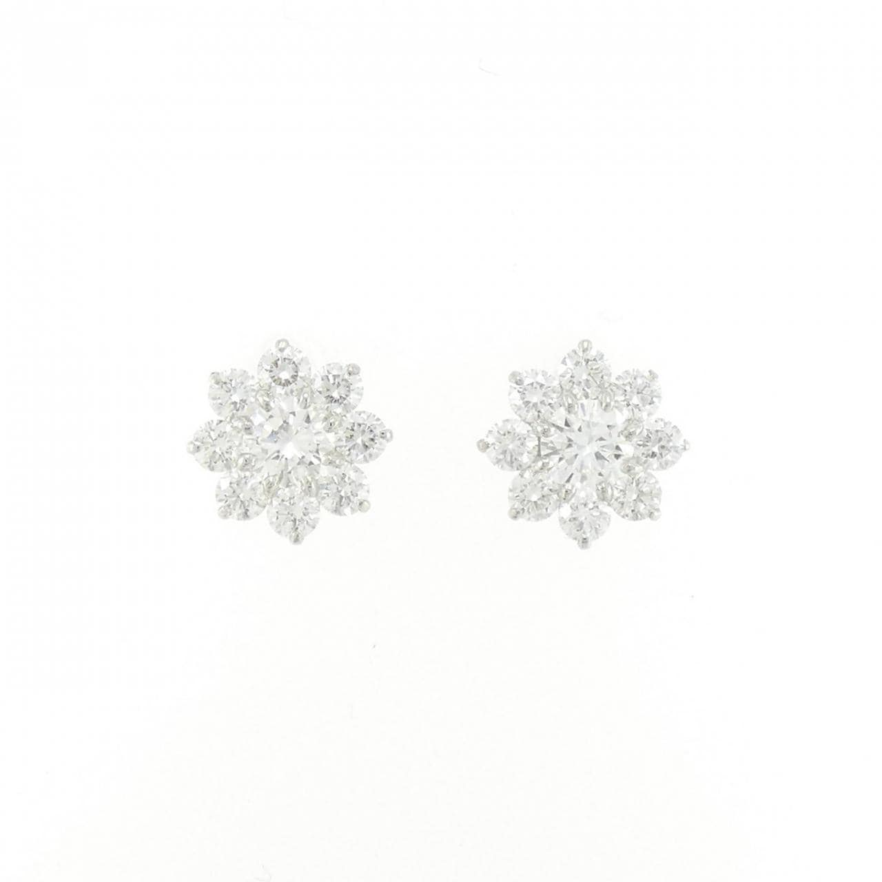 【新品】PT900 ダイヤモンド ピアス 0.316CT 0.315CT G VS2 VG