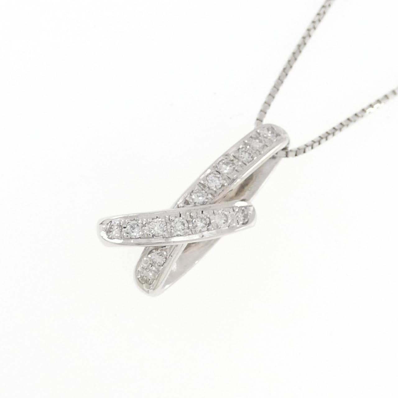 PT900/PT850 ダイヤモンド ネックレス 0.20CT