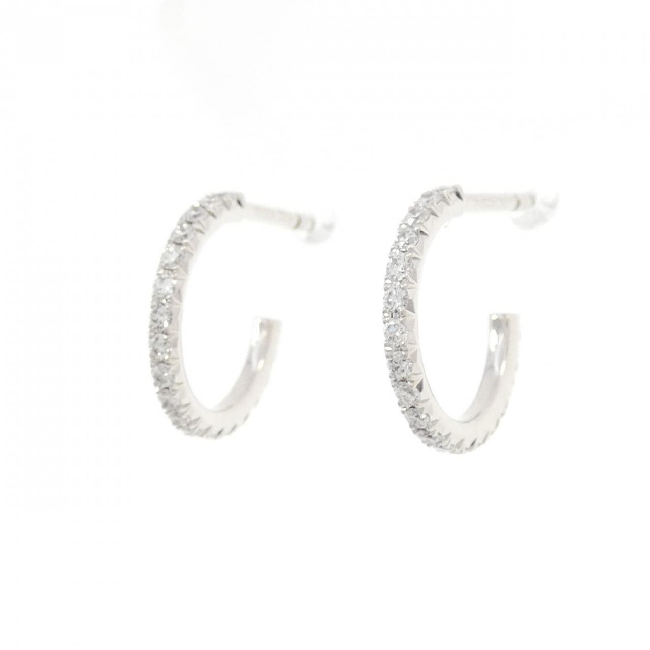 ティファニー メトロ フープ スモール ピアス