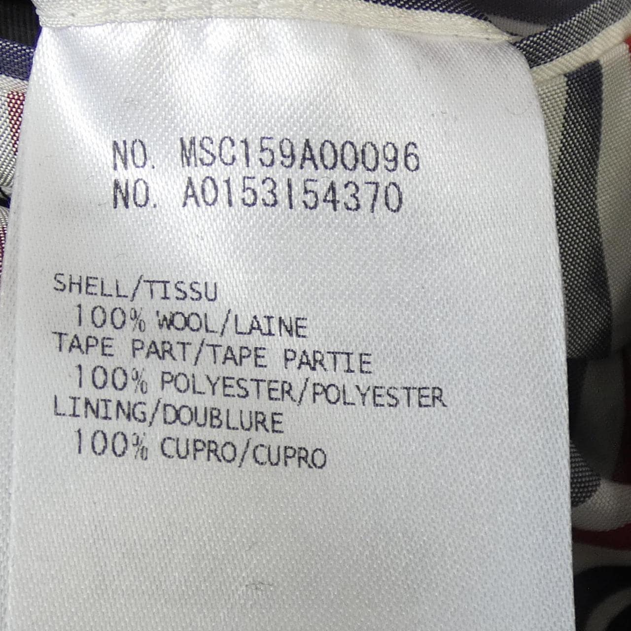 THOM BROWNE MSC159A-00096 Suit