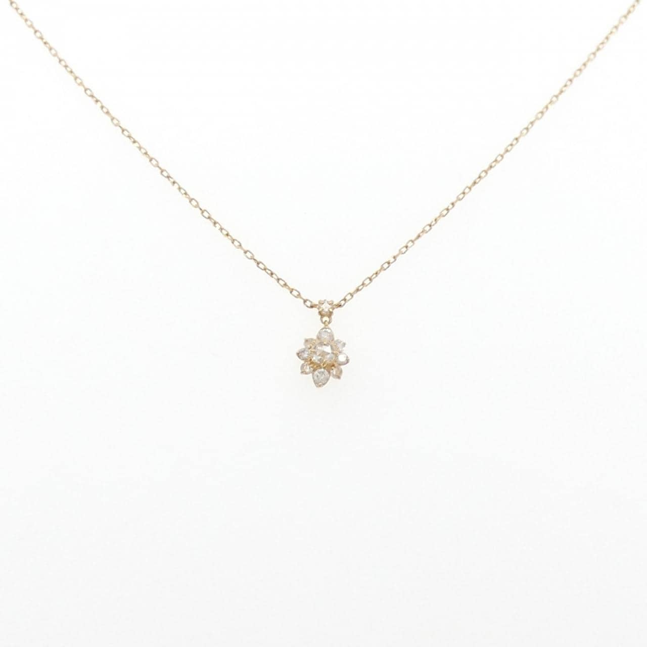 アガット ダイヤモンド ネックレス 0.14CT