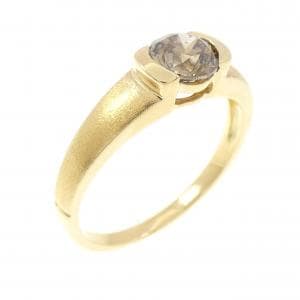 K18YG ダイヤモンド リング 0.70CT