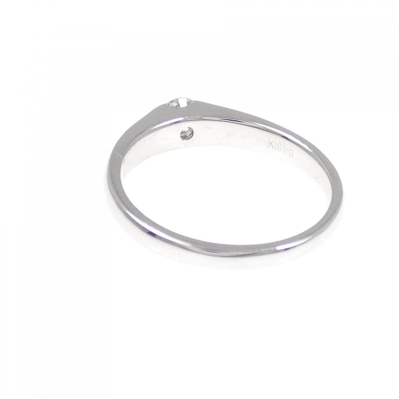 K18WG ダイヤモンド リング 0.286CT