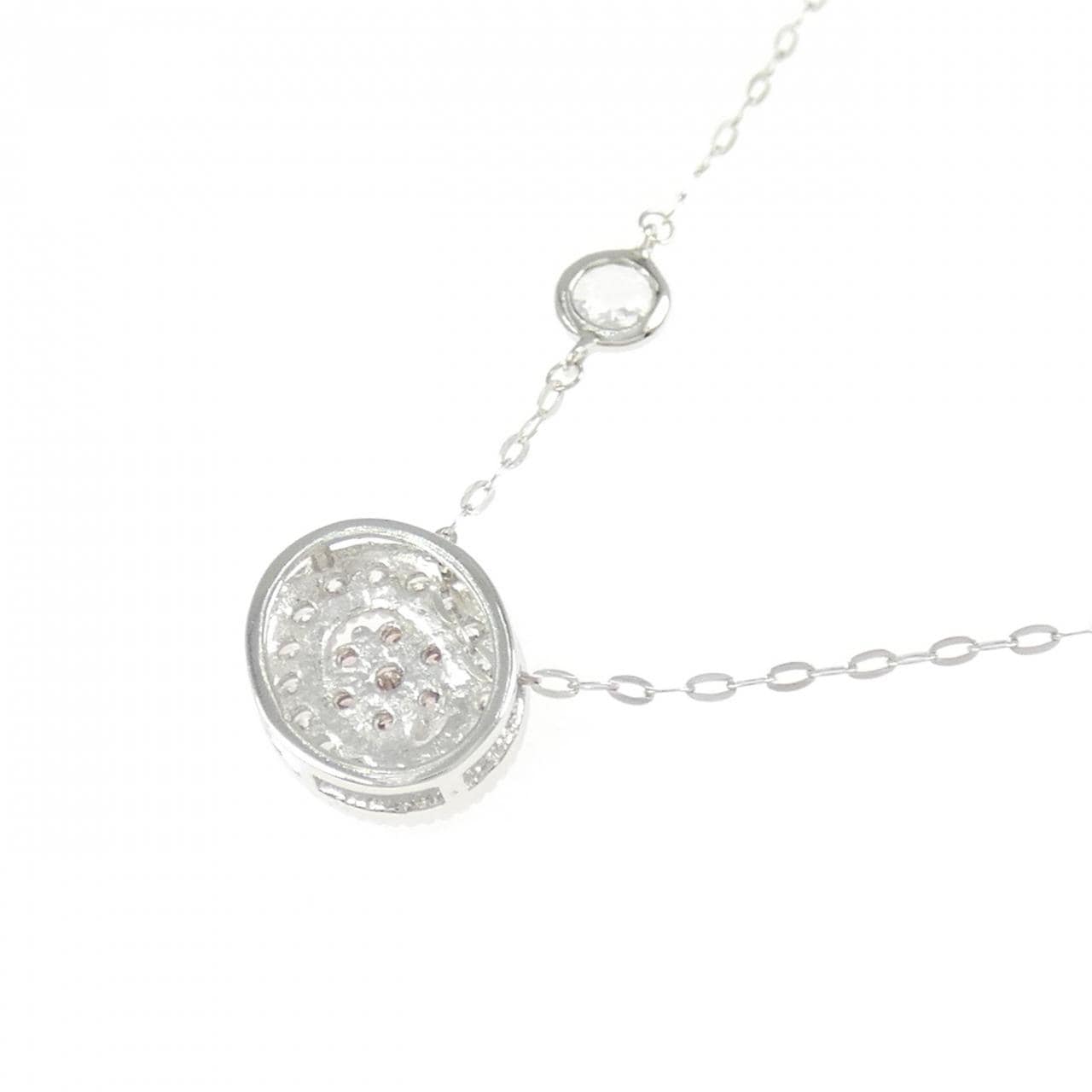 PT900/PT950 ピンクダイヤモンド ネックレス 0.10CT