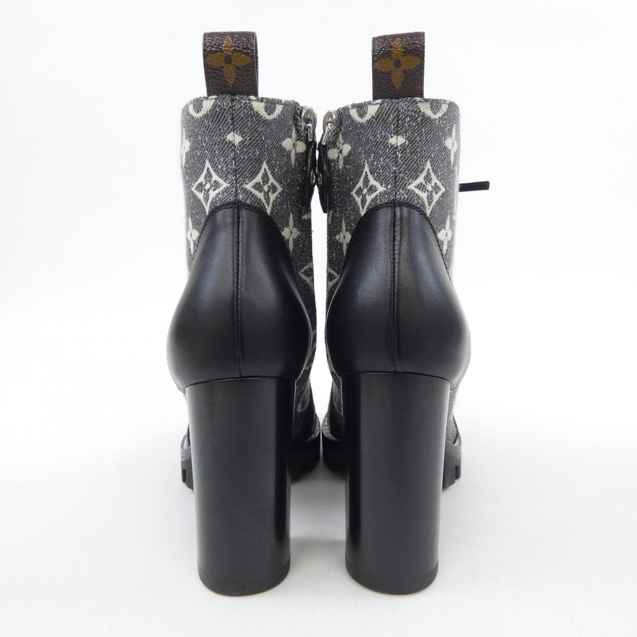 ルイヴィトン LOUIS VUITTON モノグラムデニム スタートレイルライン ブーツ