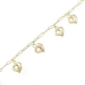 K18YG ハート ブレスレット