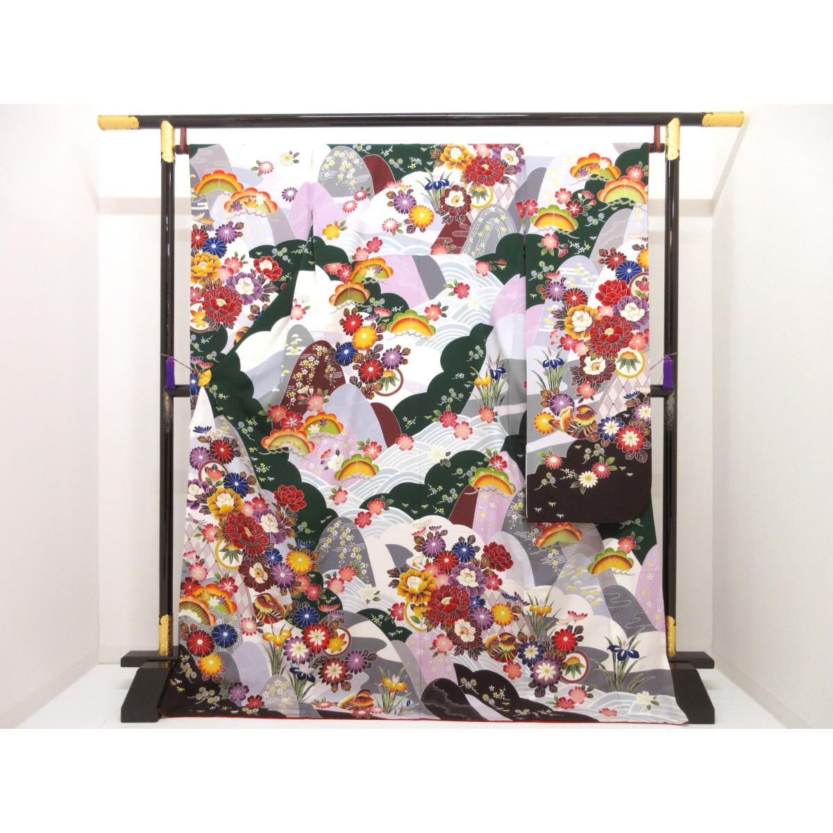 振袖　友禅加工