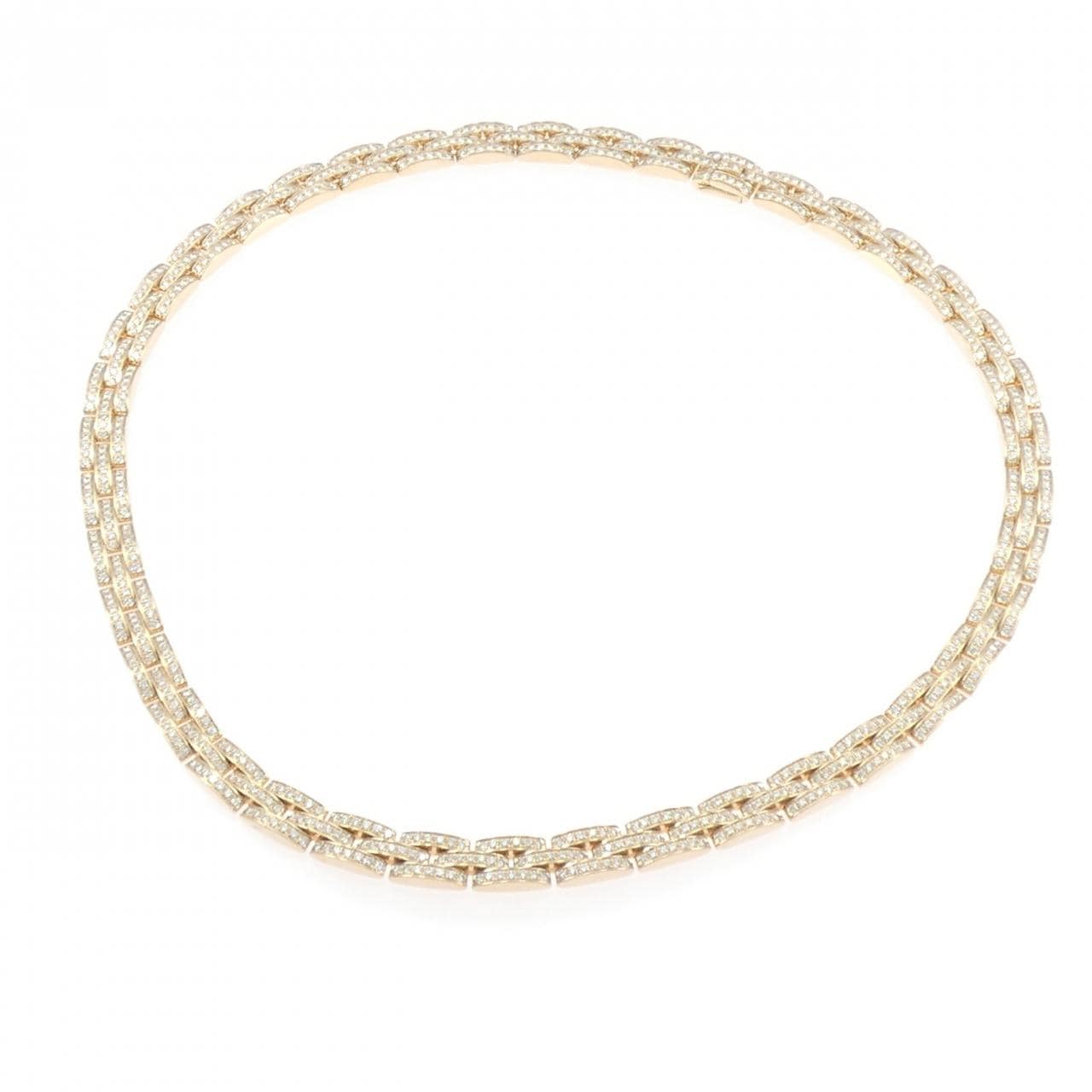 カルティエ マイヨンパンテール フルダイヤ ネックレス