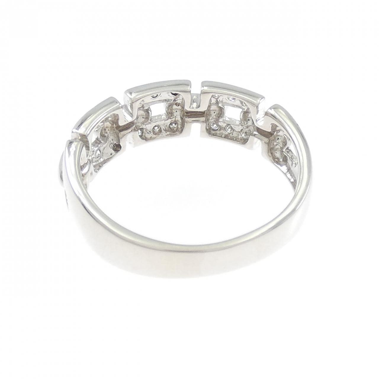 K10WG ダイヤモンド リング 0.11CT