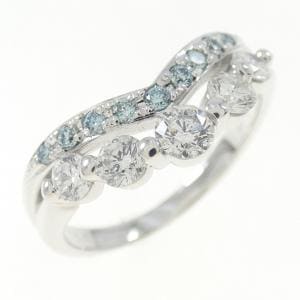 K18WG ダイヤモンド リング 0.64CT