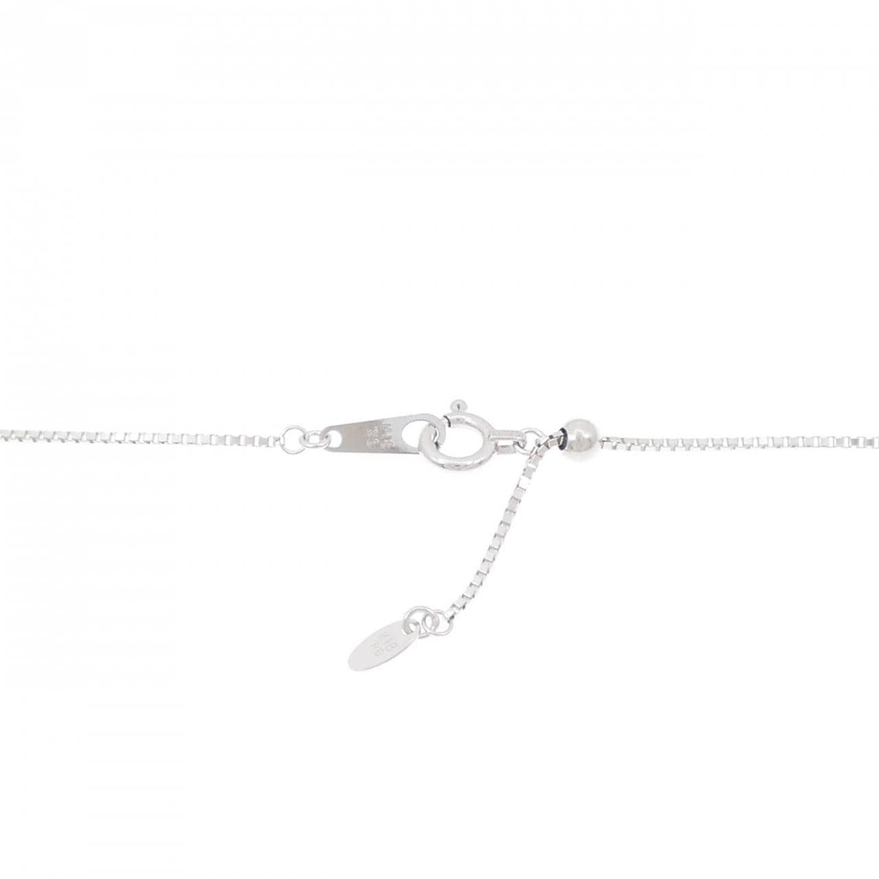 K18WG ハート ダイヤモンド ネックレス 1.00CT