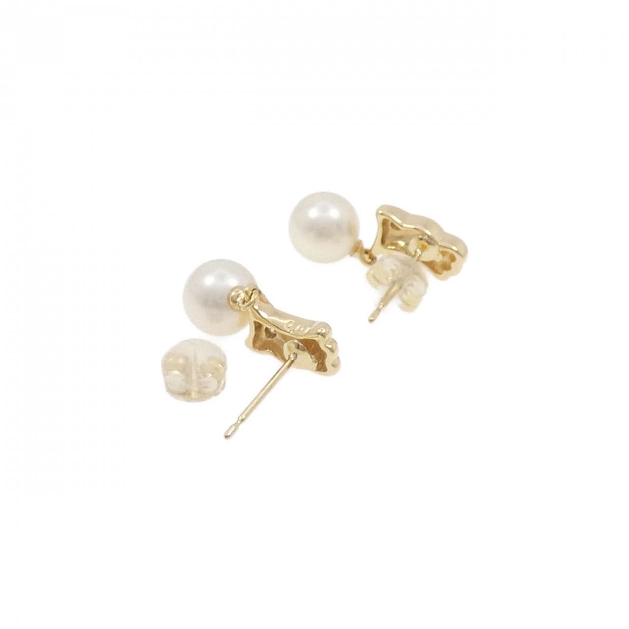 K18YG アコヤパール ピアス 7mm