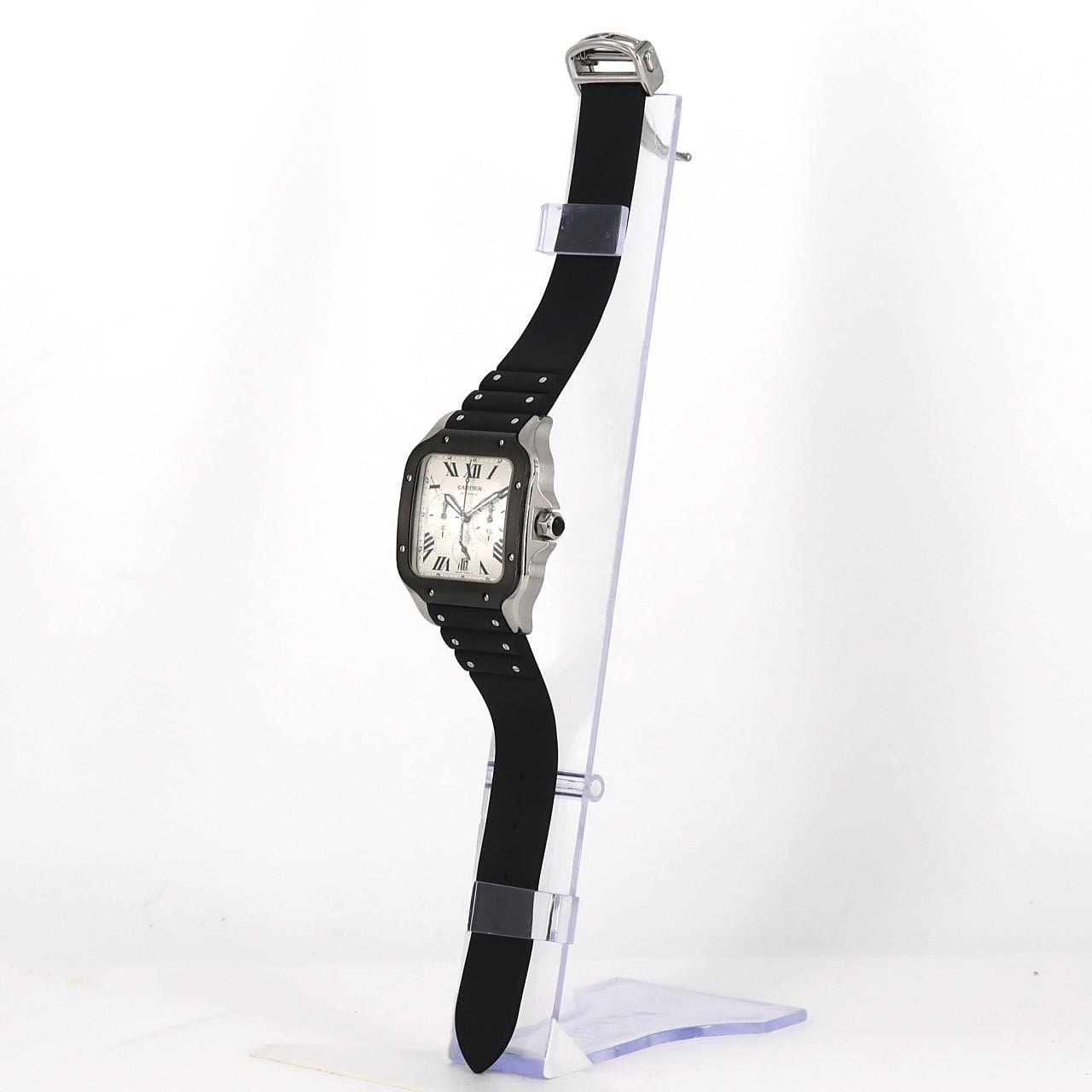 カルティエ サントス･ドゥ･カルティエクロノグラフ XL WSSA0017 SS 自動巻