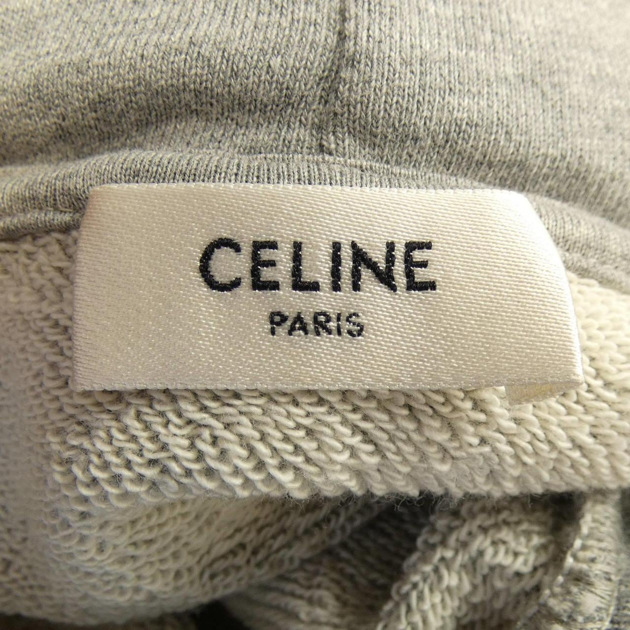 セリーヌ CELINE フード付きルーズスウェットシャツ 2Y468670Q パーカー