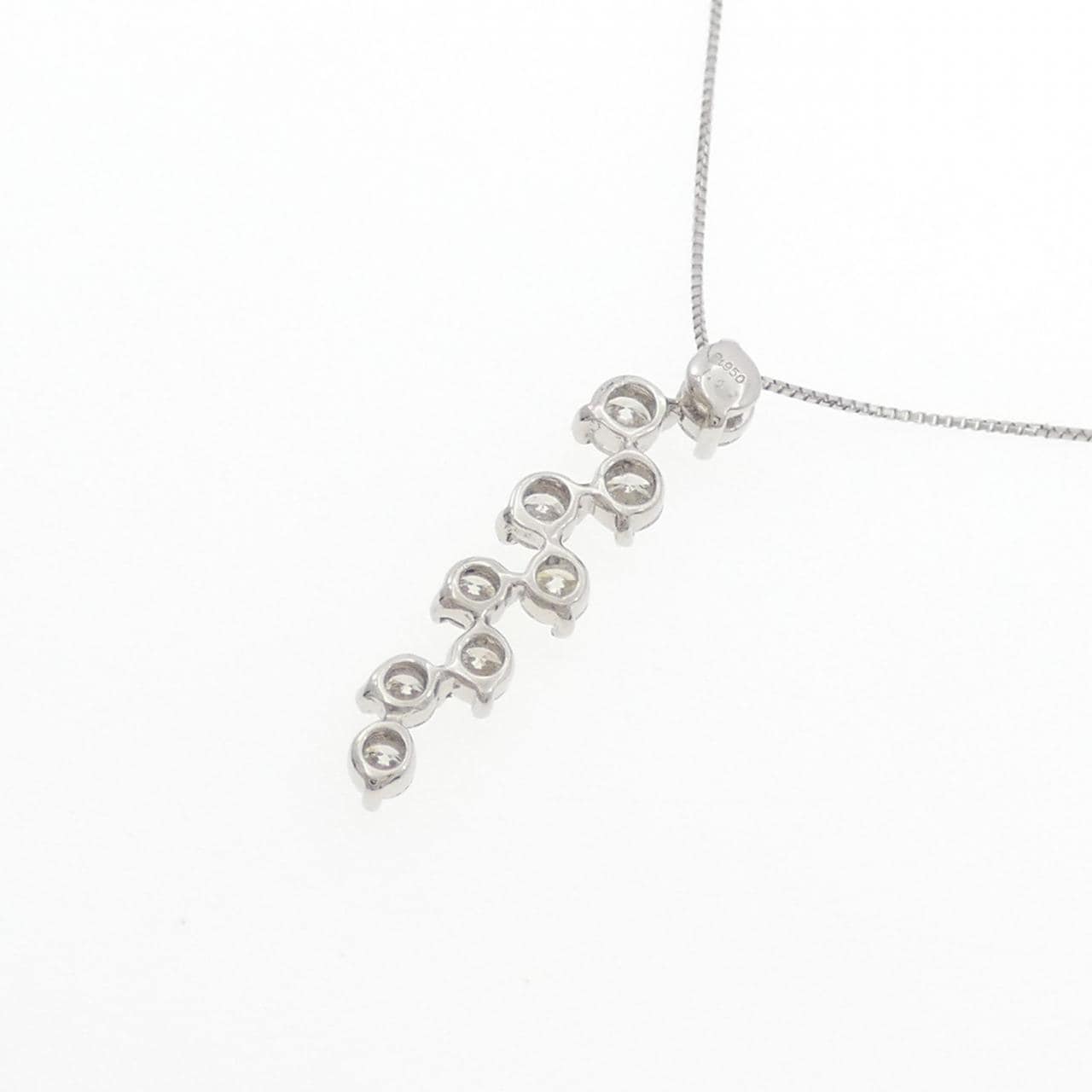 PT950/PT850 ダイヤモンド ネックレス 1.00CT