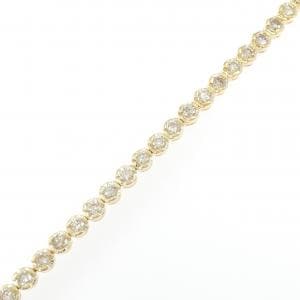 K18YG ダイヤモンド ブレスレット 3.00CT
