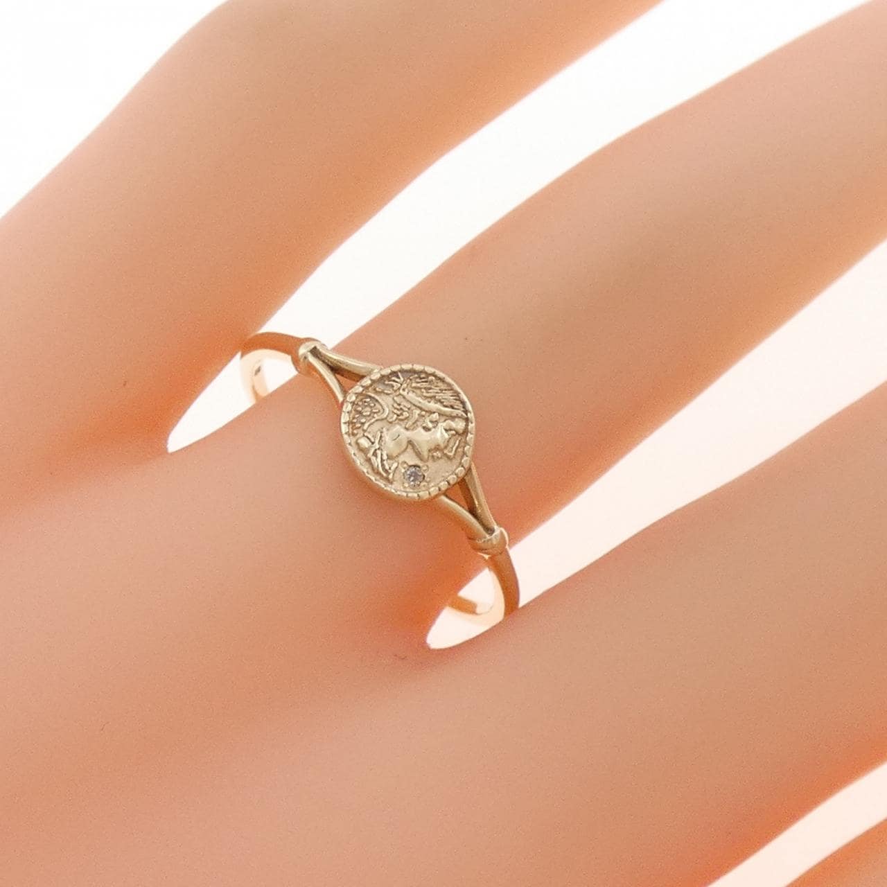 アガット ダイヤモンド リング 0.004CT