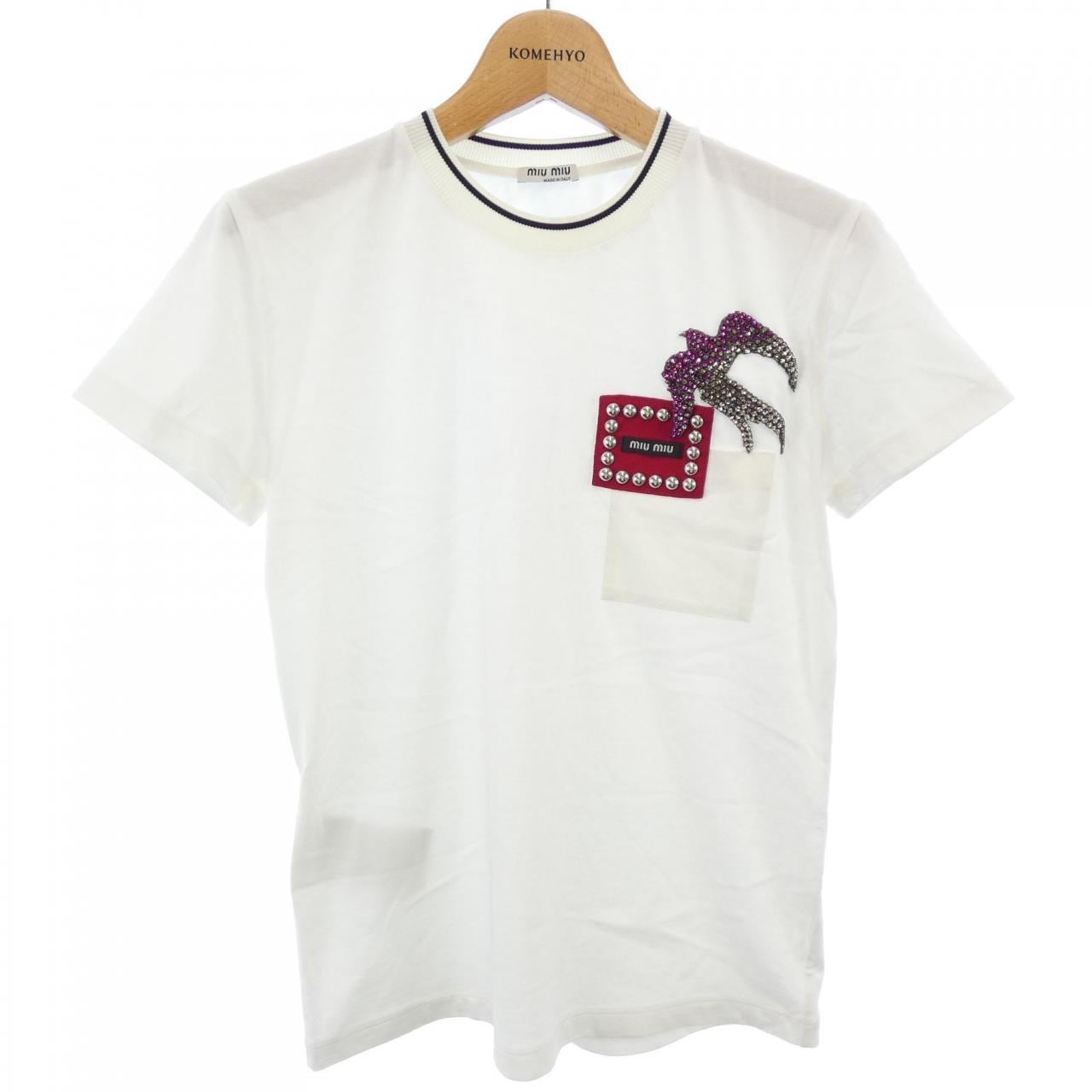 ミュウミュウ MIU MIU MJN042　1PJ2 Tシャツ