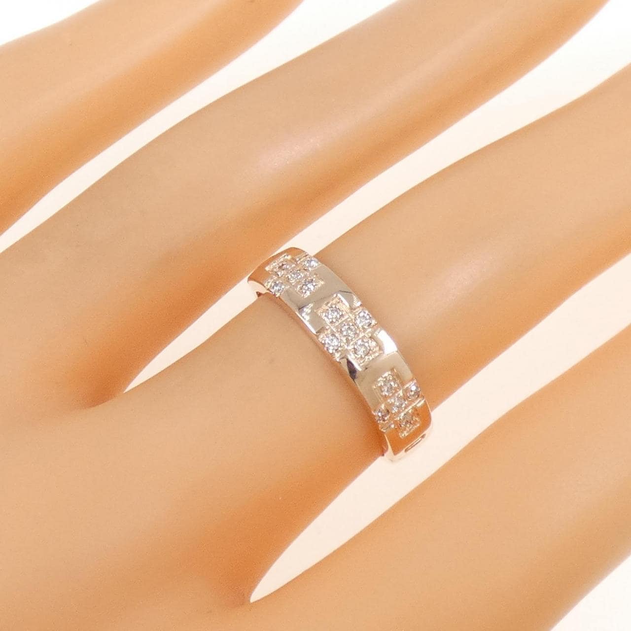 K10PG ダイヤモンド リング 0.10CT