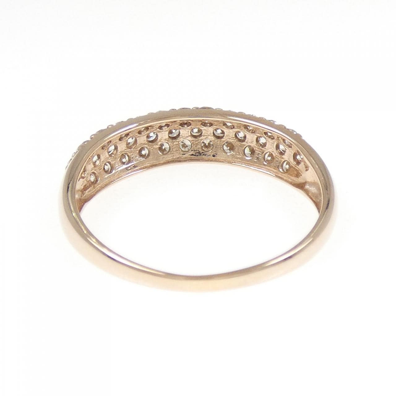 K18PG パヴェ ダイヤモンド リング 1.00CT