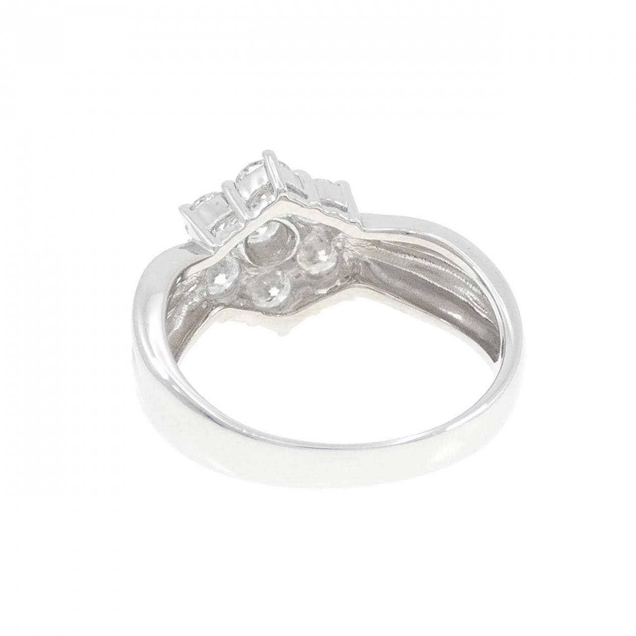 PT900 フラワー ダイヤモンド リング 1.00CT