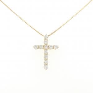 【新品】K18YG ダイヤモンド ネックレス 1.511CT F VVS2-SI1 VG-GOOD